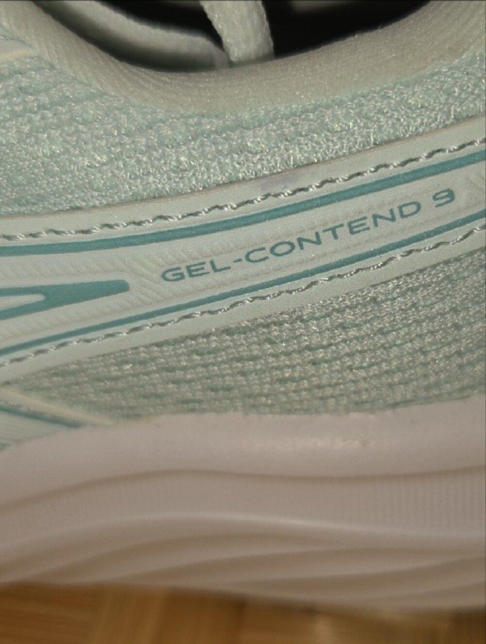 ASICS Gel-Contend 9 Running Shoes, Oasis Green, Women's Size 9.5 - Picture 3 of 7